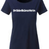 Dribbelkünstlerin, Lippe-Kick Kollektion, Woman Basic Bio Baumwollshirt leichte Ware/Sommerlich – Bild 2