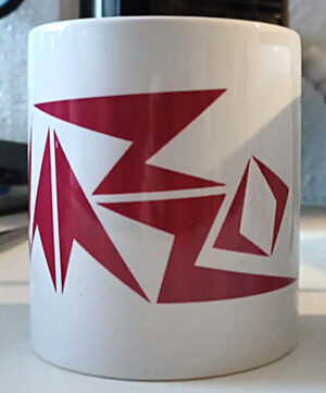 Sonderedition MAZZO Tasse Logoprint rot